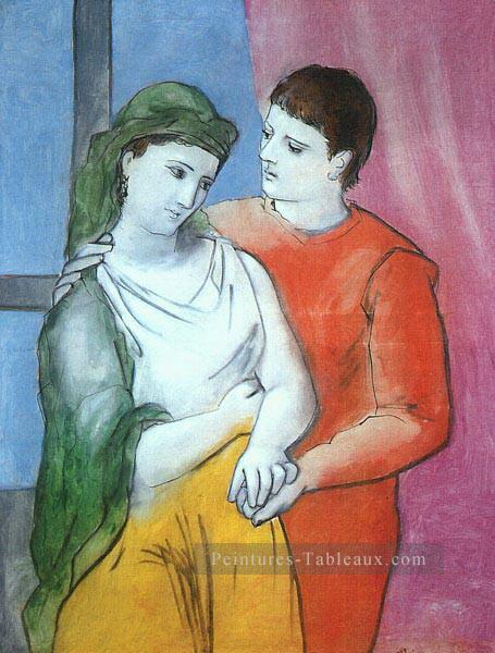 Les Amoureux 1923 cubiste Pablo Picasso Peintures à l'huile